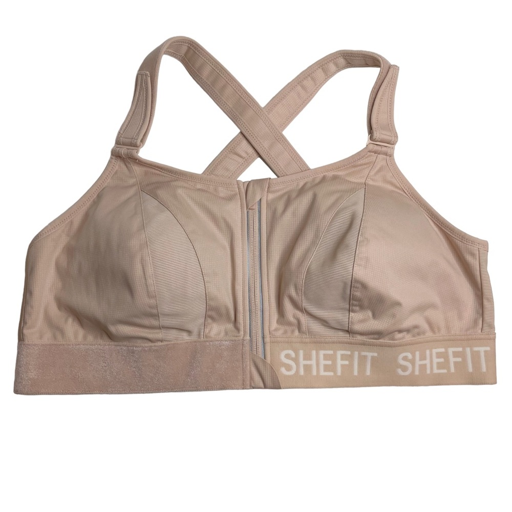 SHEFIT Ultimate Sports Bra Beige Tan High Impact Adjustable 3Luxe XXXL 3XL